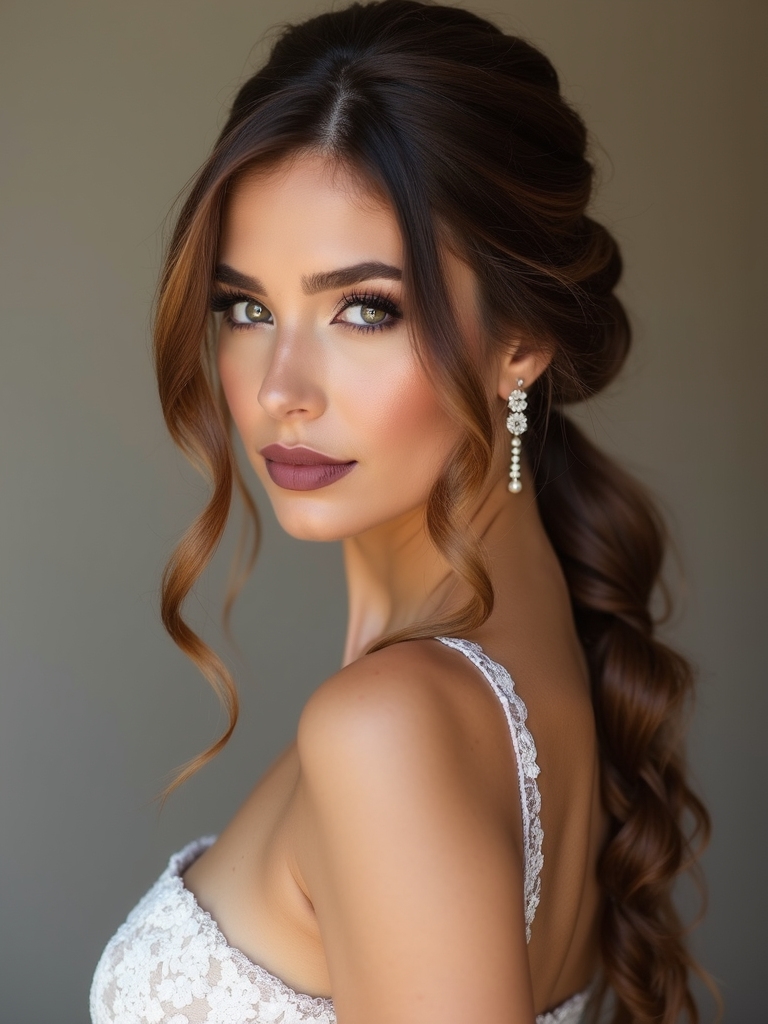 bold fishtail tousled crown