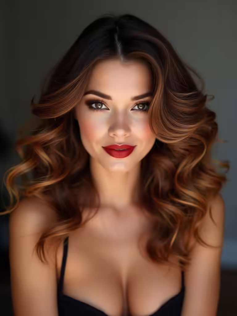 bouncy wedding curls hairstyle