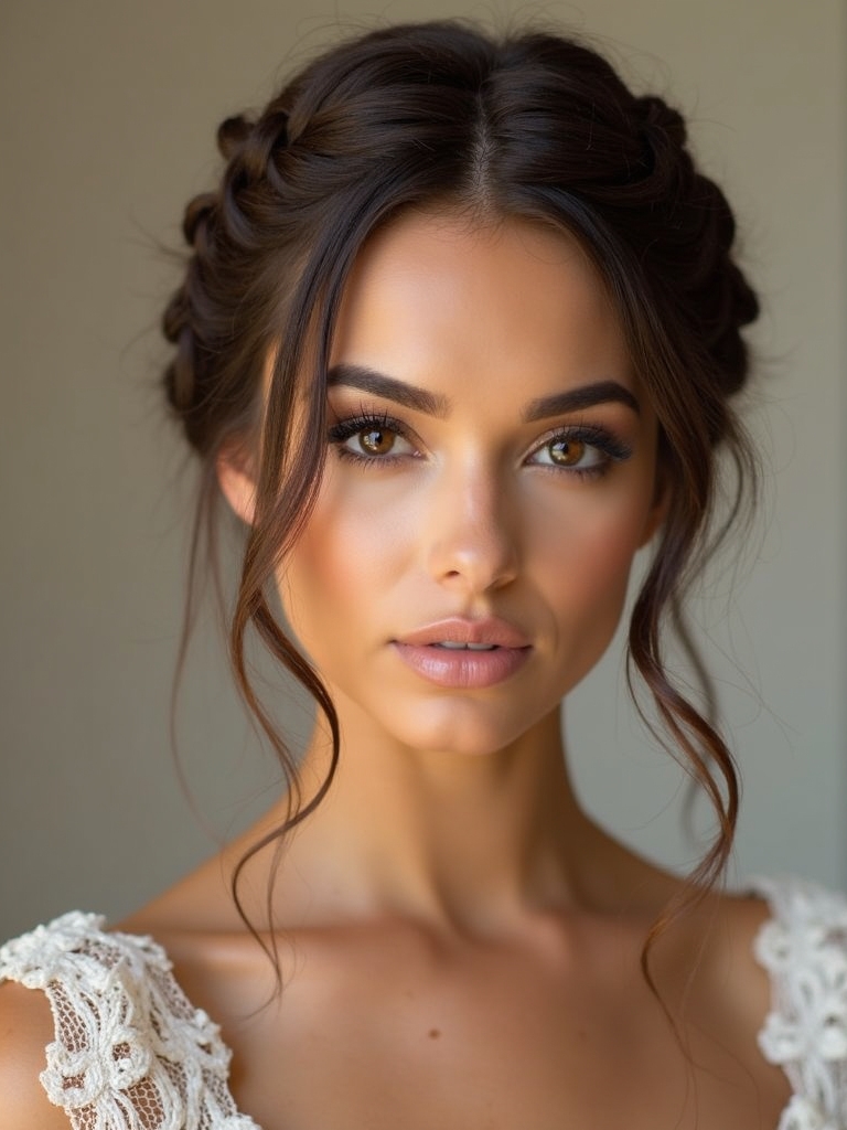 braided bridal hairstyles exuding effortlessness