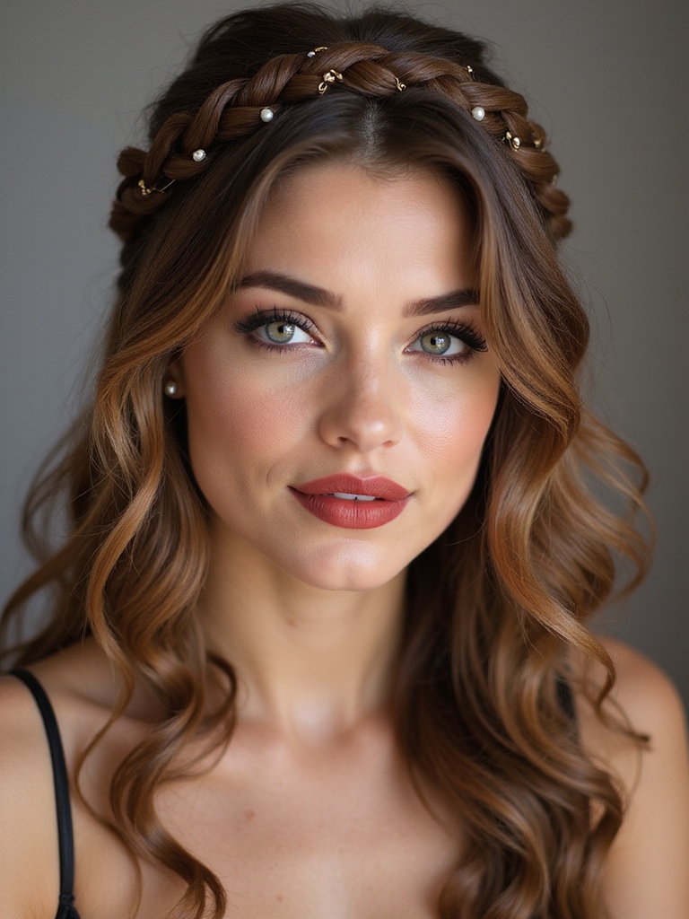braided crown hairstyle tutorial