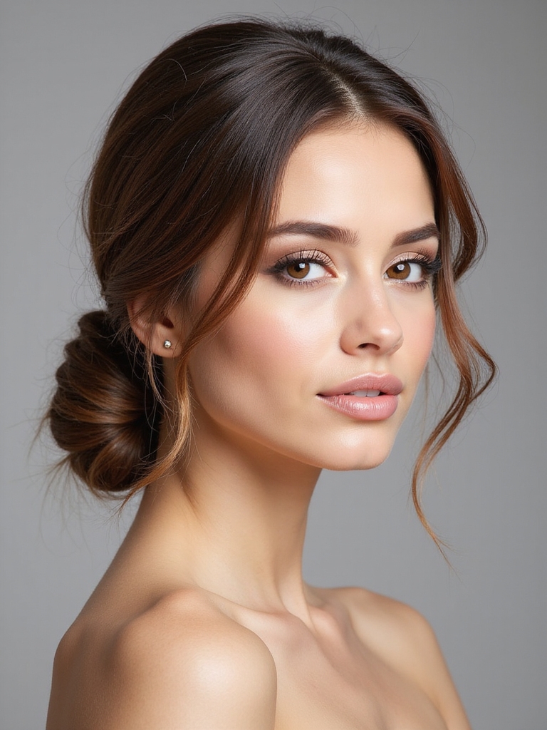 braided messy undone bridal updos