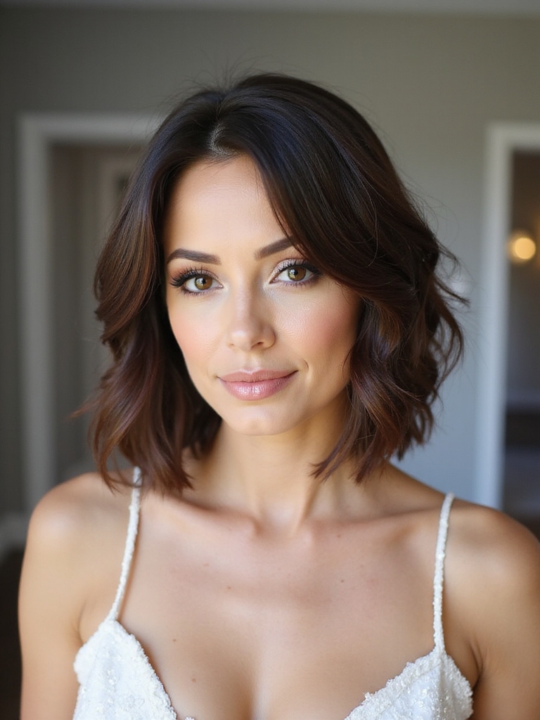 bridal bob trimmed hydrated styled