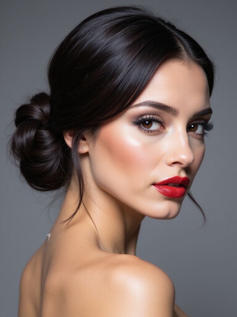 bridal bun styles range
