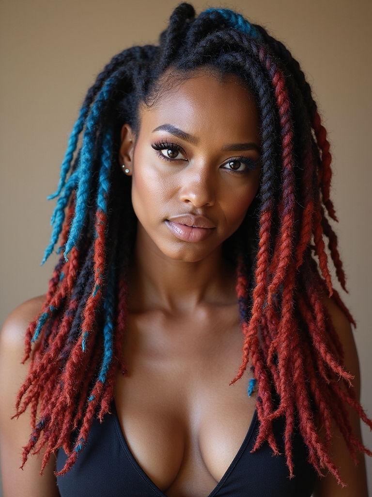 bridal decorated dreadlock inspirations