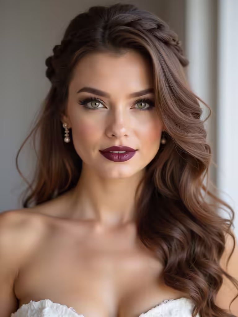 bridesmaid front hairstyles inspiration
