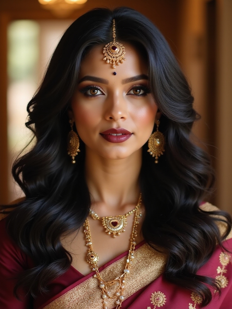 center part maang tikka symbolism