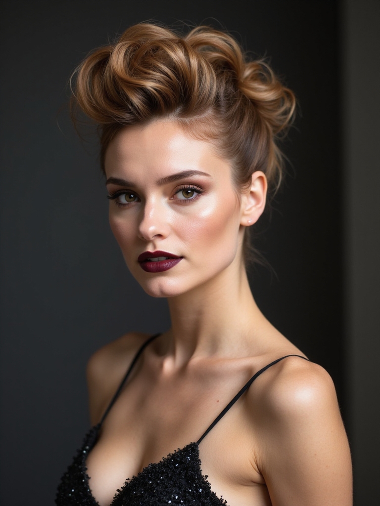 centerlifted sleek romantic silhouette