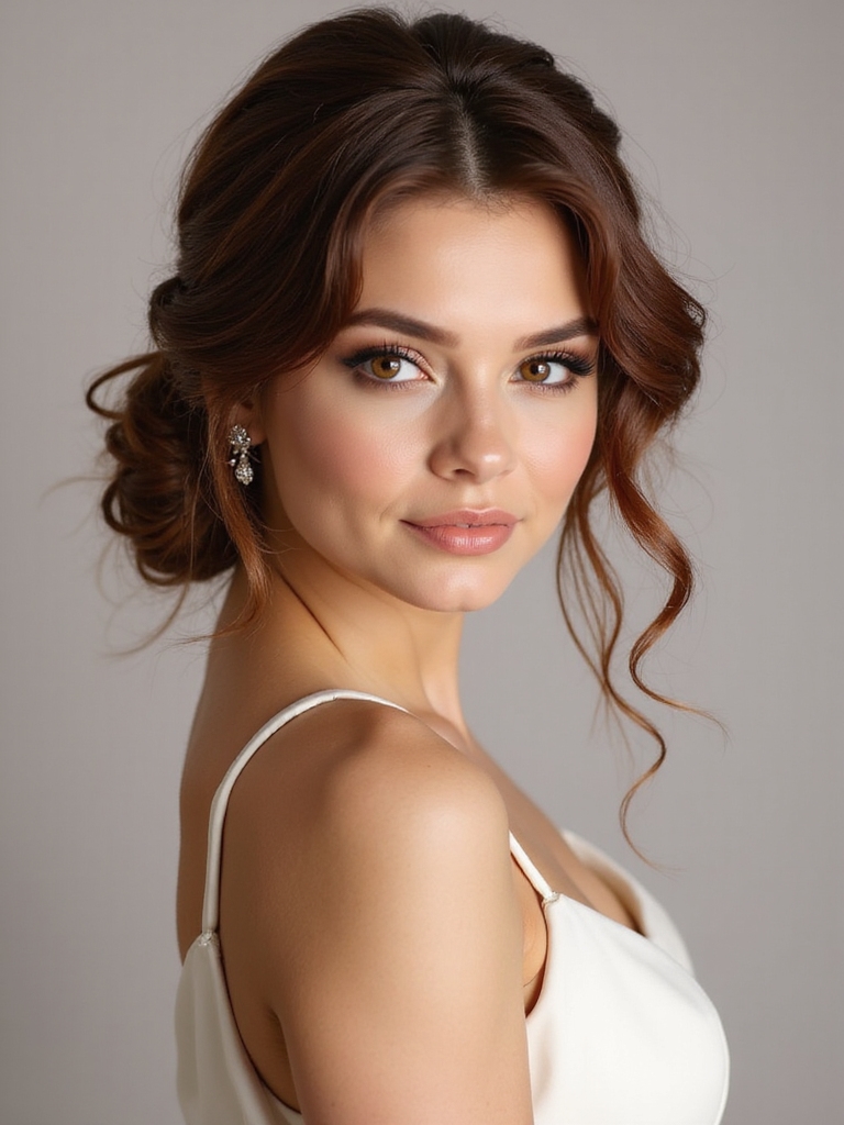chic contemporary engagement bridal hairstyles