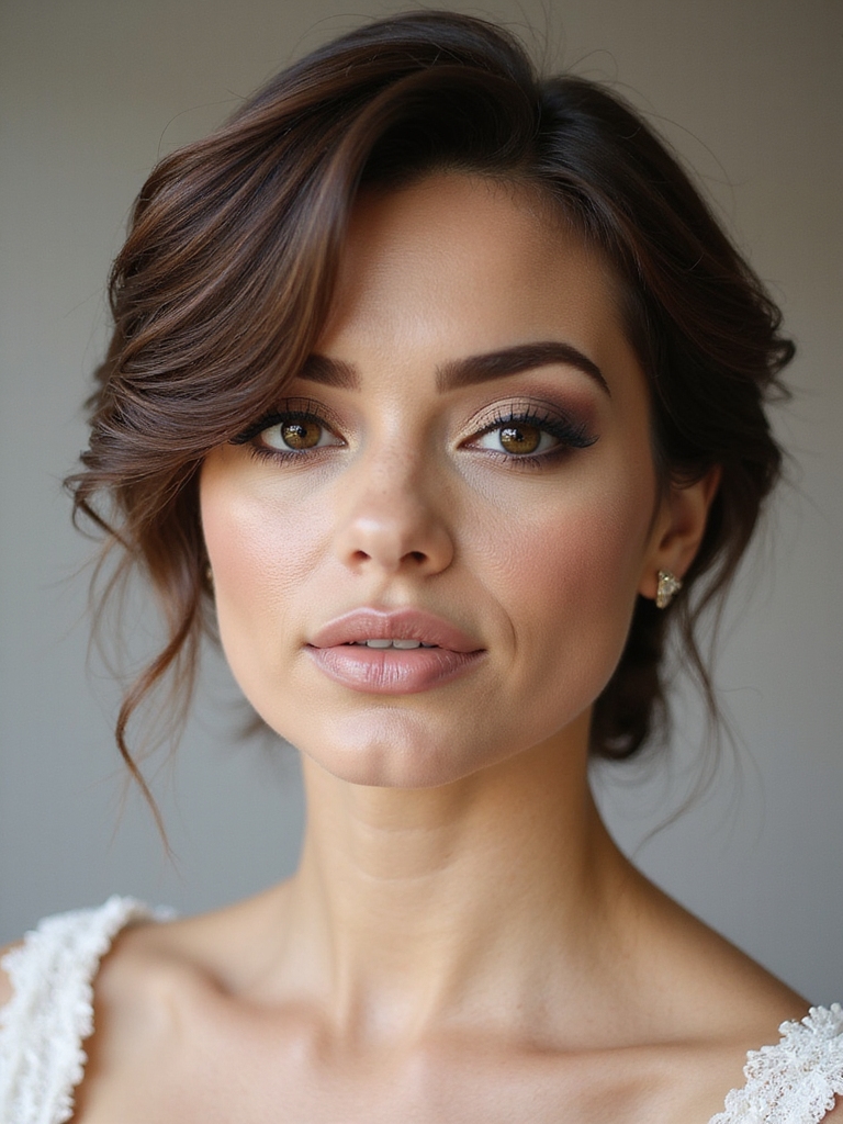 chic effortless bridal hairdos
