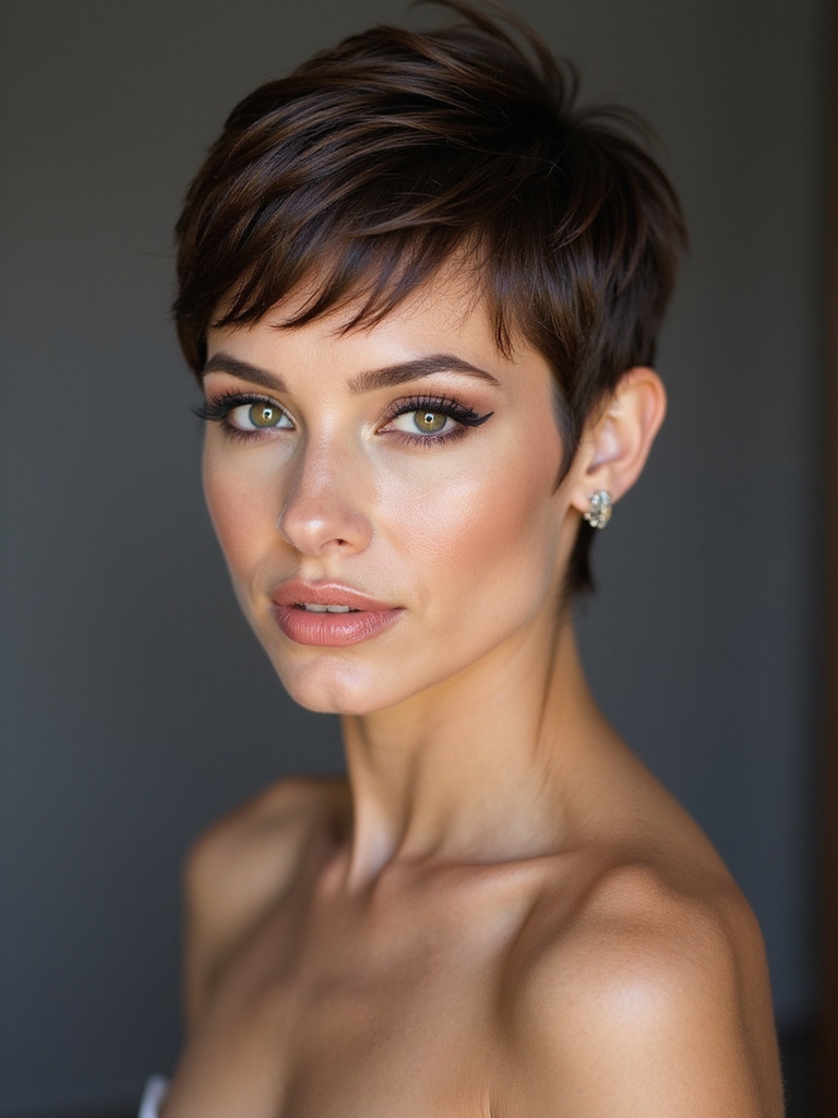 chic pixie bridal elegance