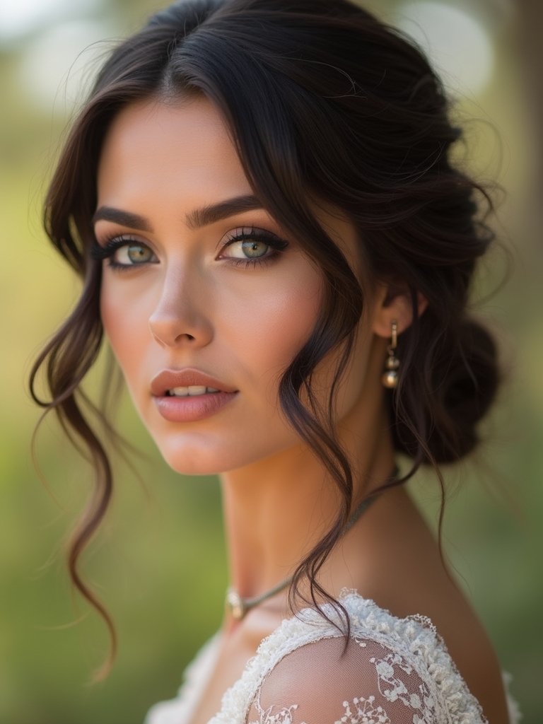 chic sleek bridal shower hairstyles