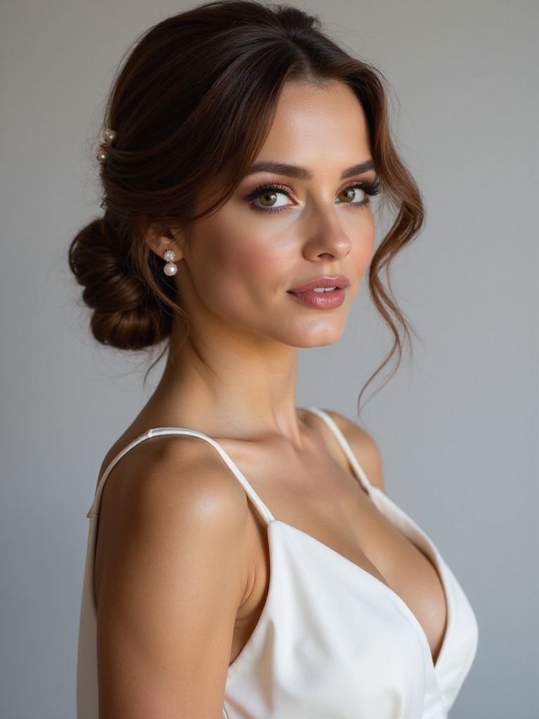 chic updo ideas for bridesmaids