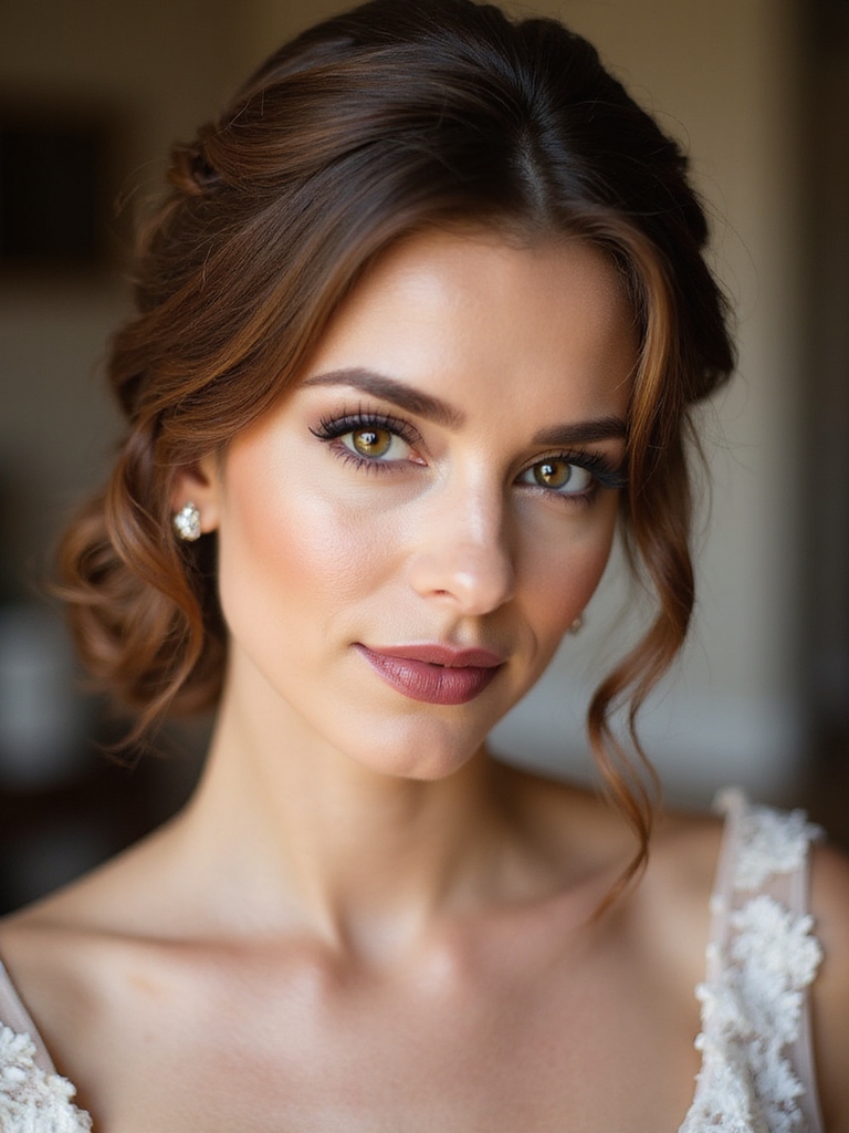 classic bridal engagement hairstyles