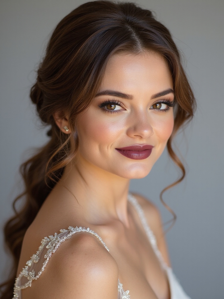 classic low ponytail elegance
