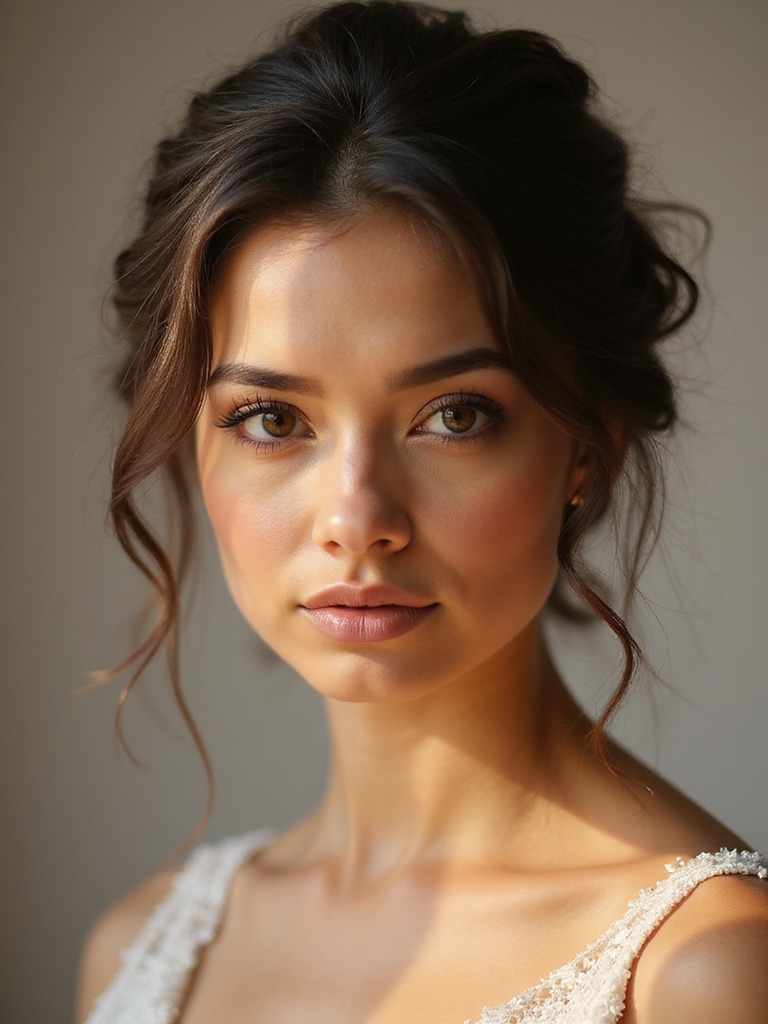 classic sleek timeless bridal buns