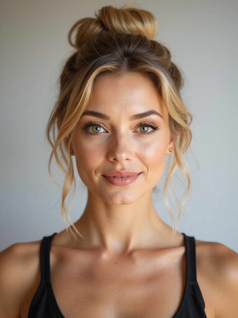 clean conditioned heat protected hair