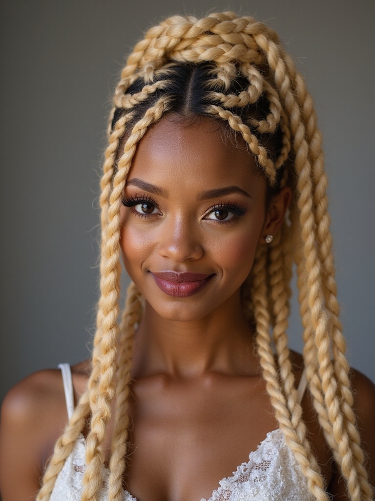 cohesive personalized braided looks