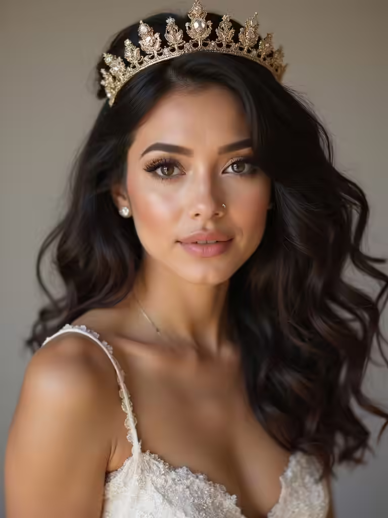 crowned bridal hairstyle inspiration