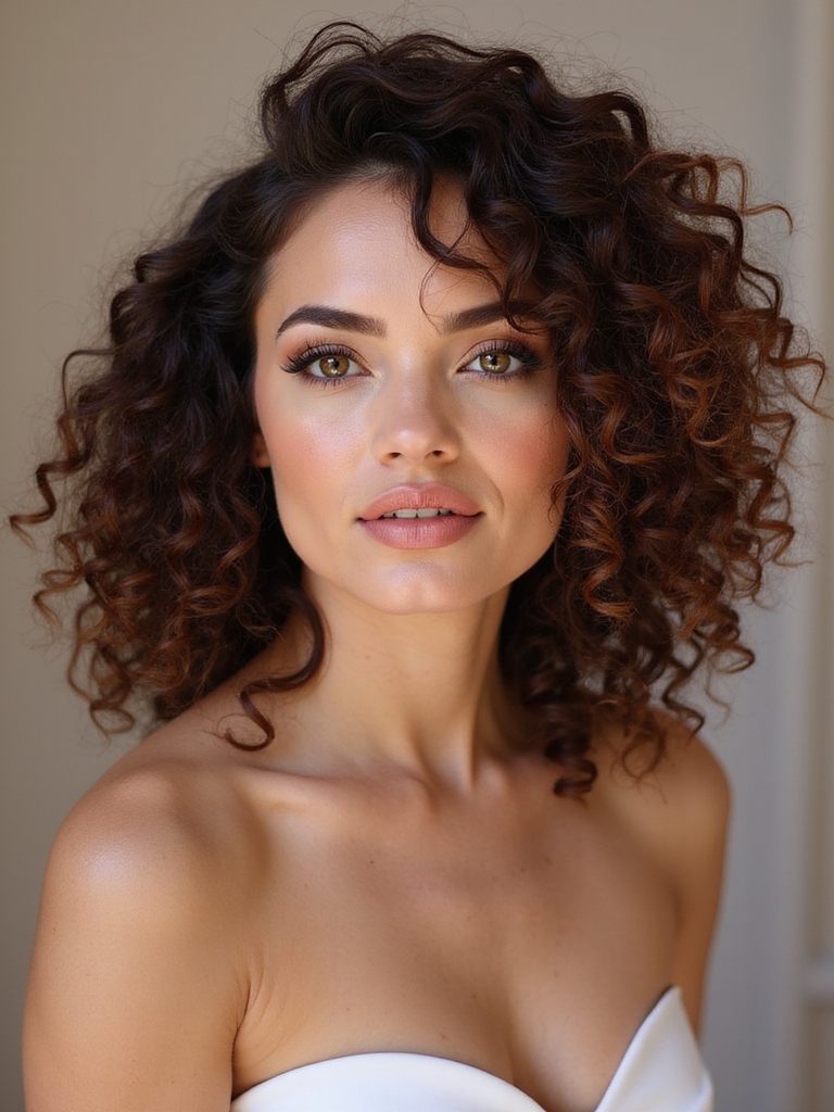 curly bridal hairstyle essentials