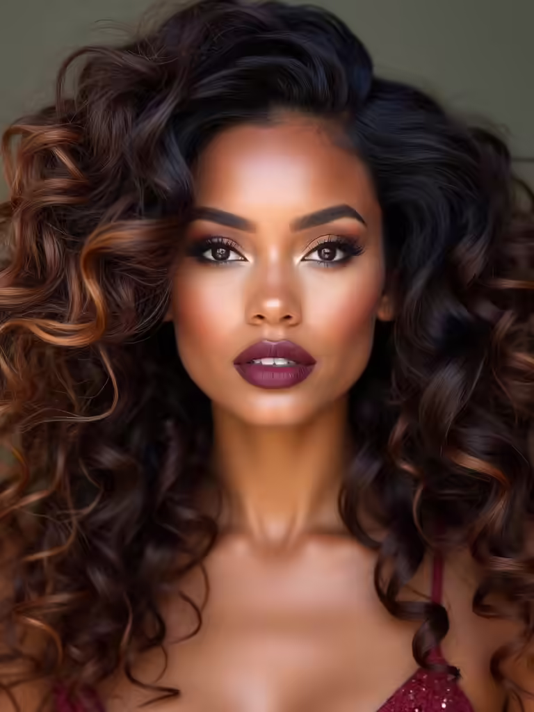 curly hair bridal styles