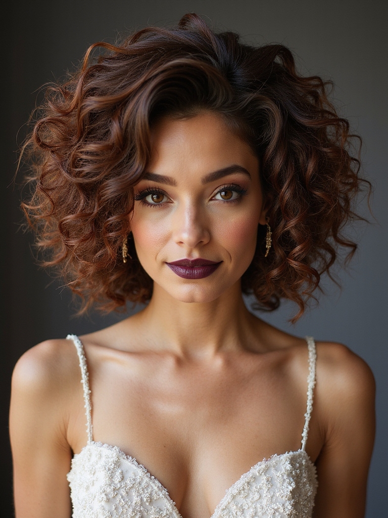 curly wedding guest hairstyles