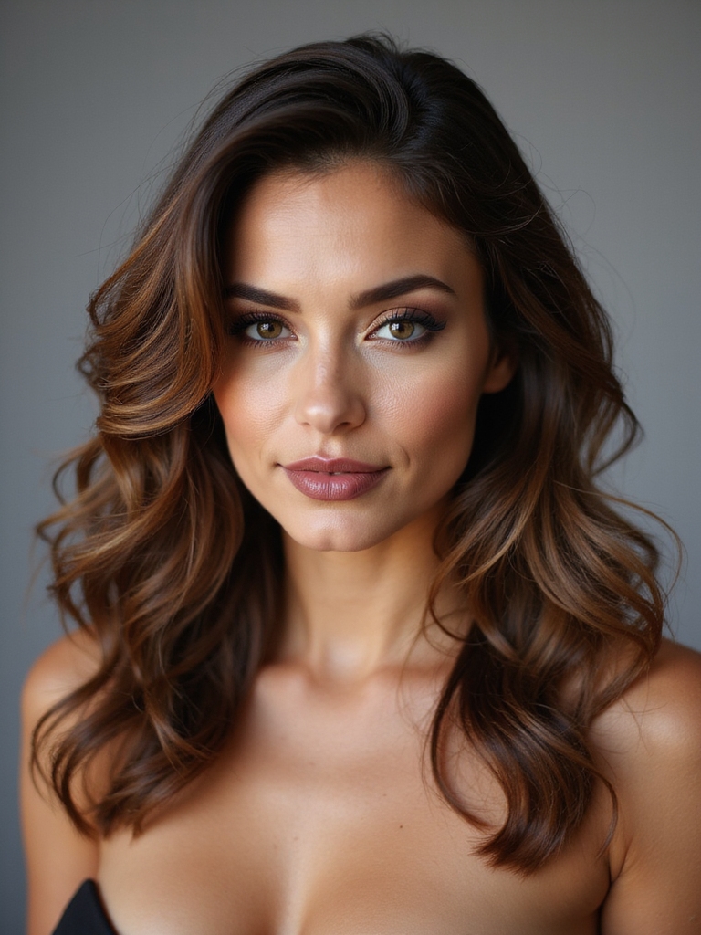 deep textured romantic side waves