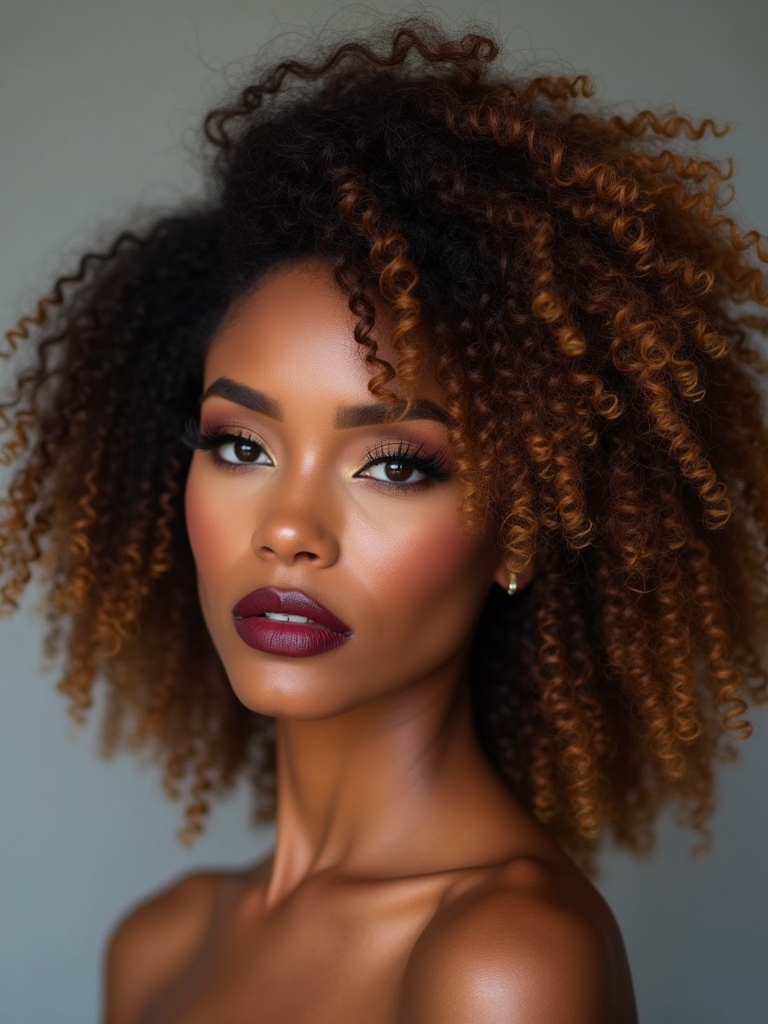 defined bouncy romantic curls