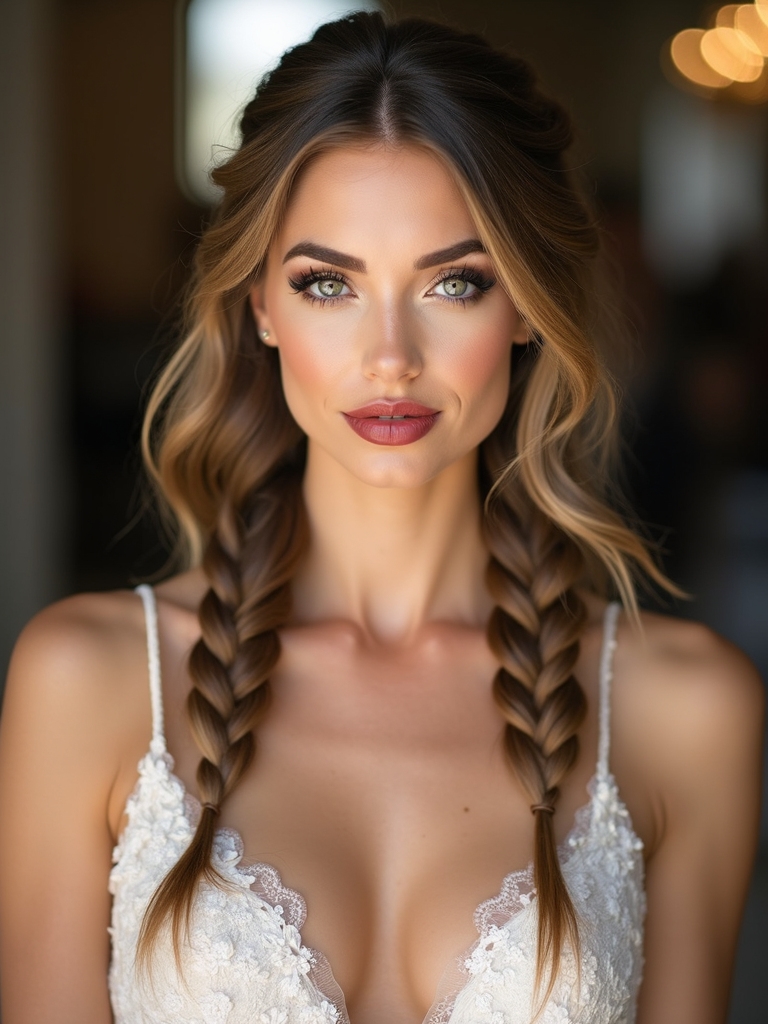 double dutch braids pancaked