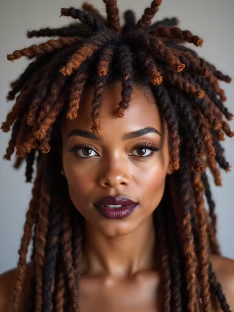 dreadlocked bridal crown celebration