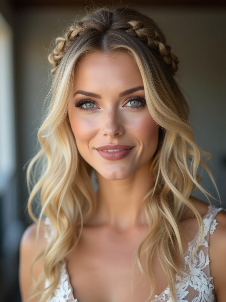 effortless boho bridal hairstyles
