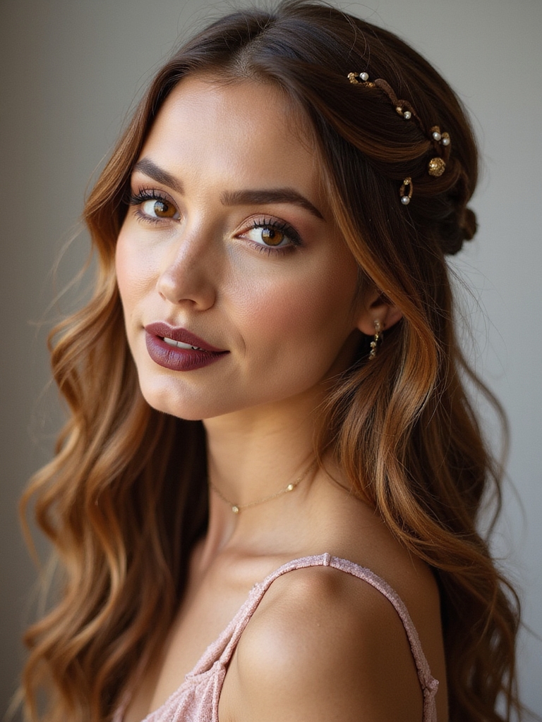 effortless boho halo braid
