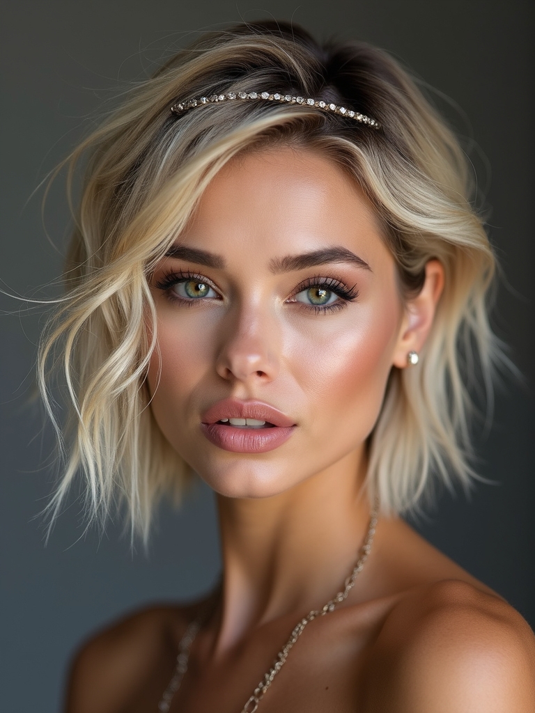 effortless bridal hair statement