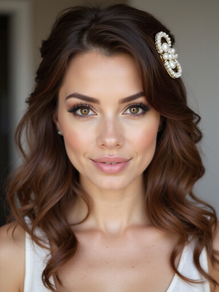 effortless bridal hairstyle elegance