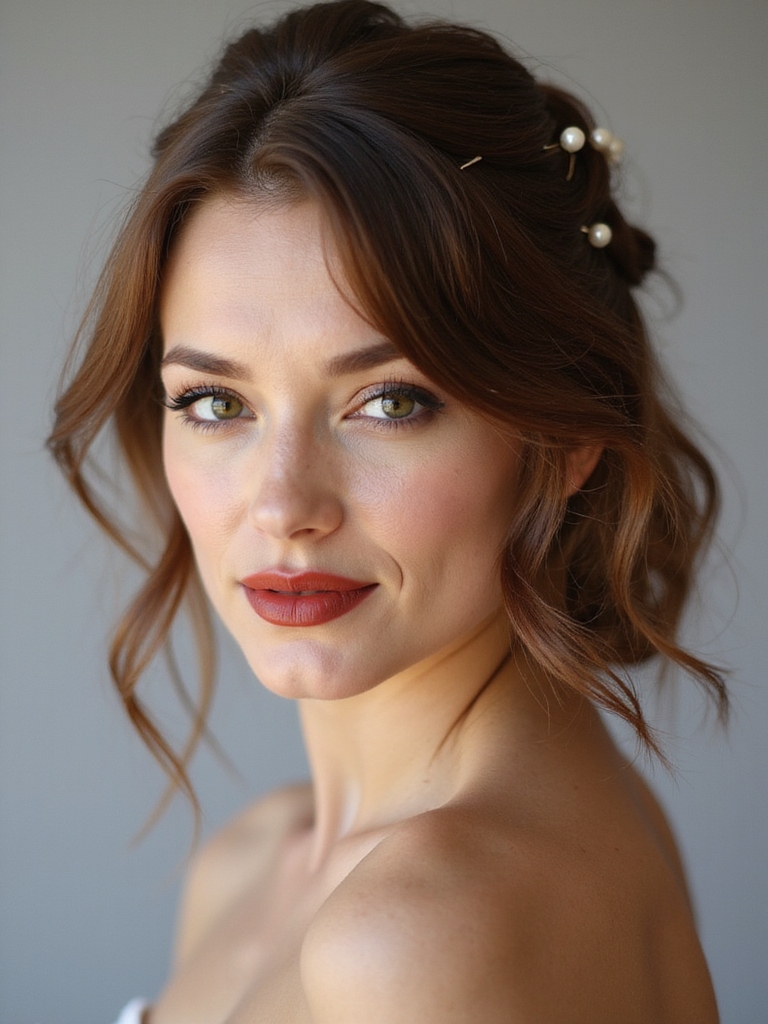 effortless half up hairstyles