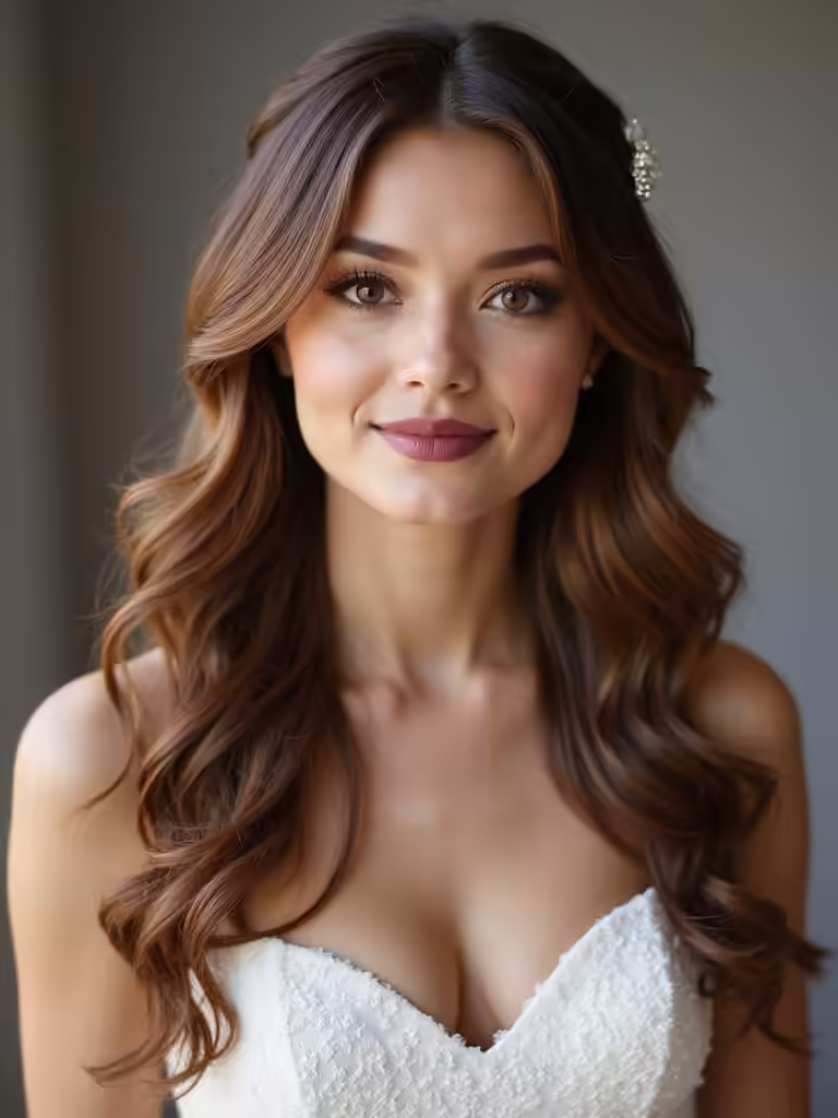 effortless loose bridal hairstyles