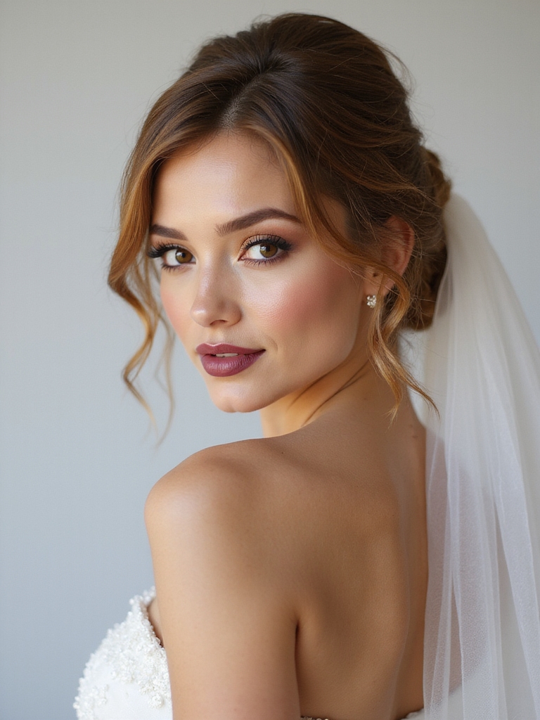 effortless low chignon elegance