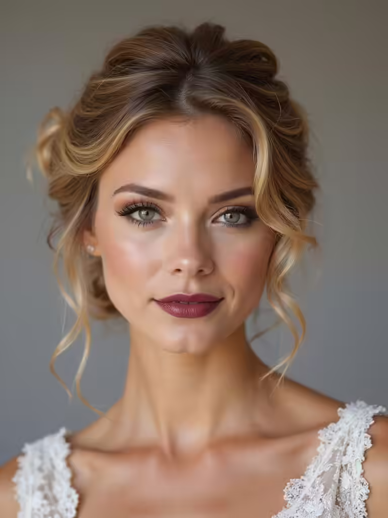effortless messy bride hairstyles