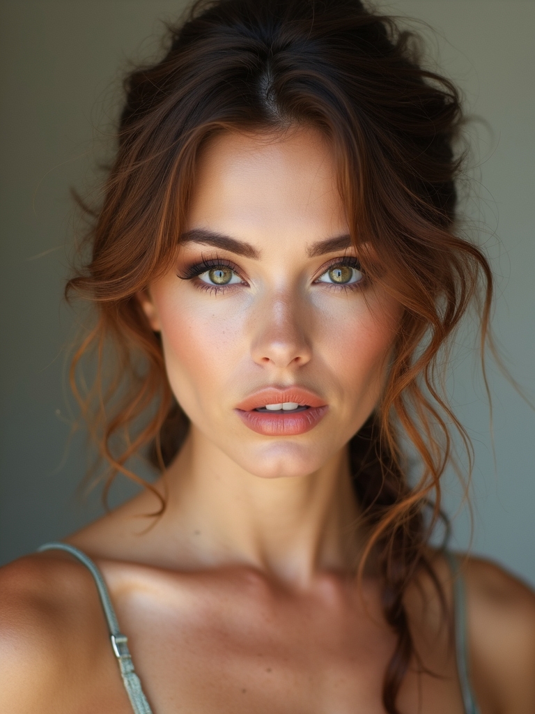 effortless messy low bun