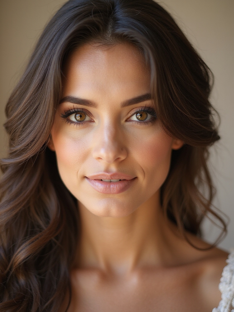effortless natural bridal hair