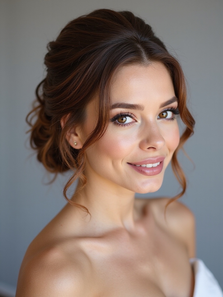 effortless polished half up knot