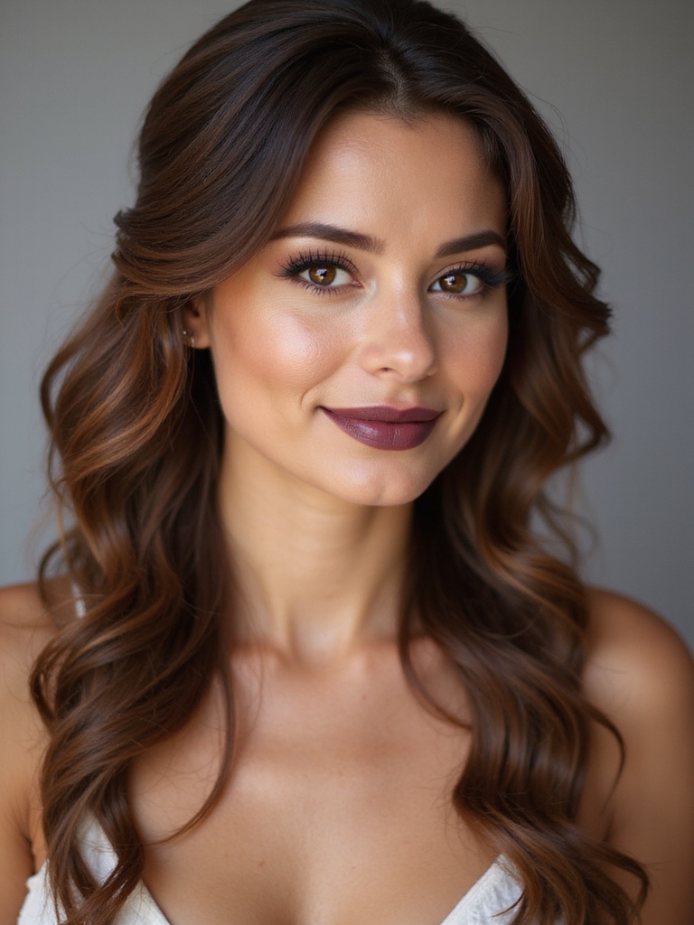 effortless romantic half up volume