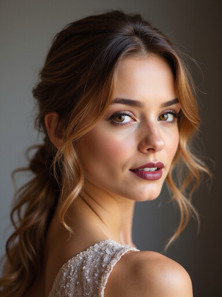 effortless romantic low pony