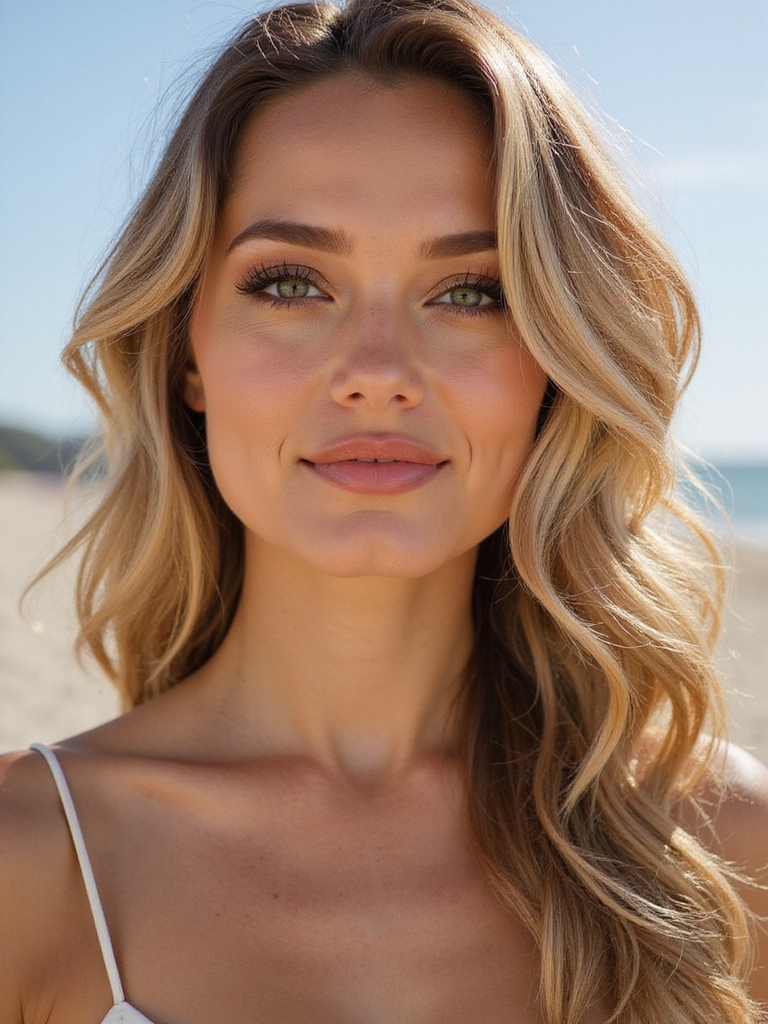 effortless romantic textured beach waves