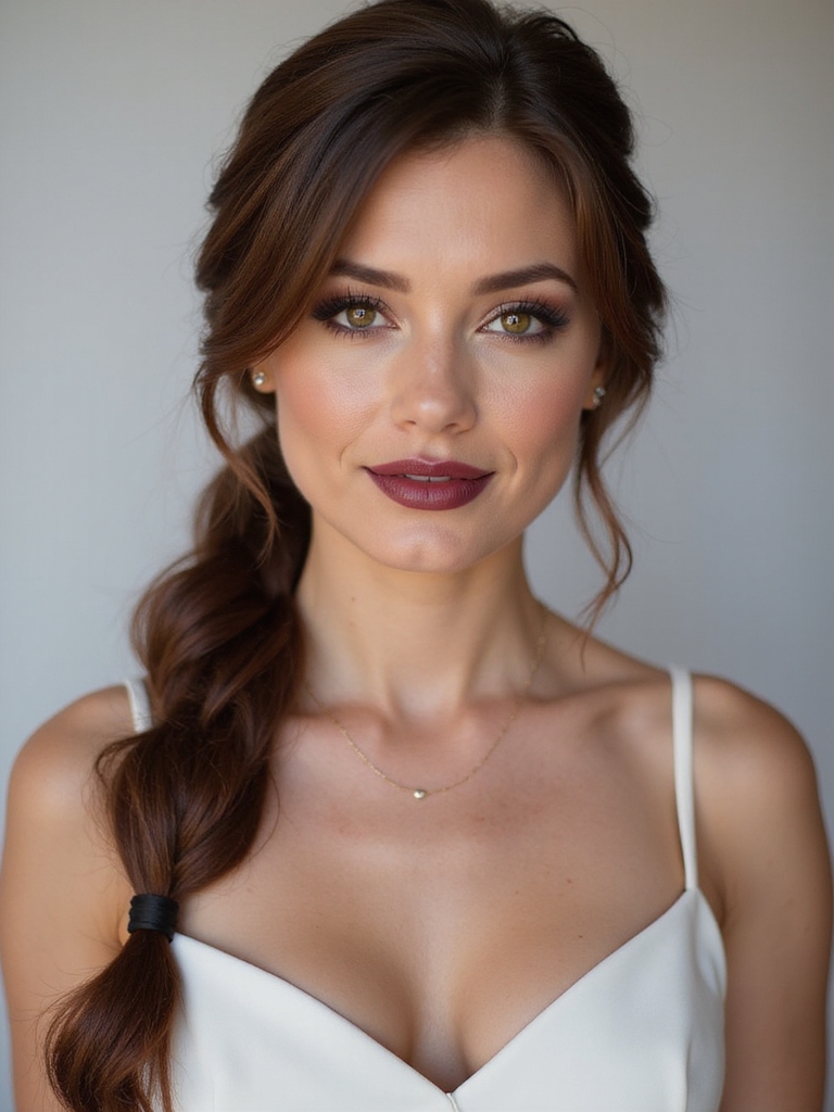 effortless sculpted shoulder swept braid