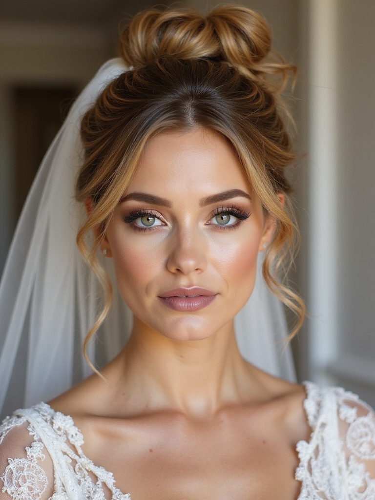 effortless textured boho bun