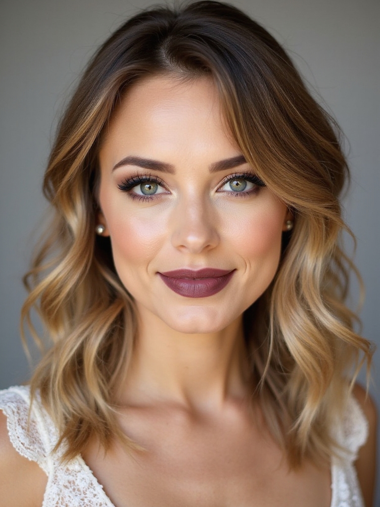 effortless textured lob hairstyle