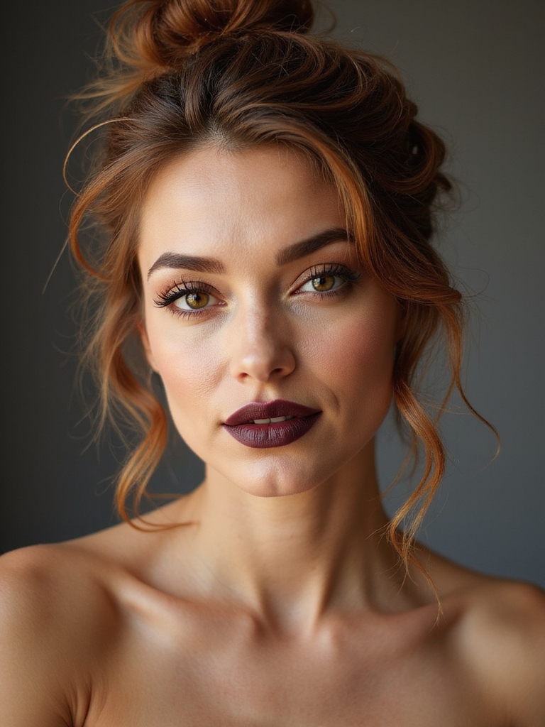 effortless textured loose bun