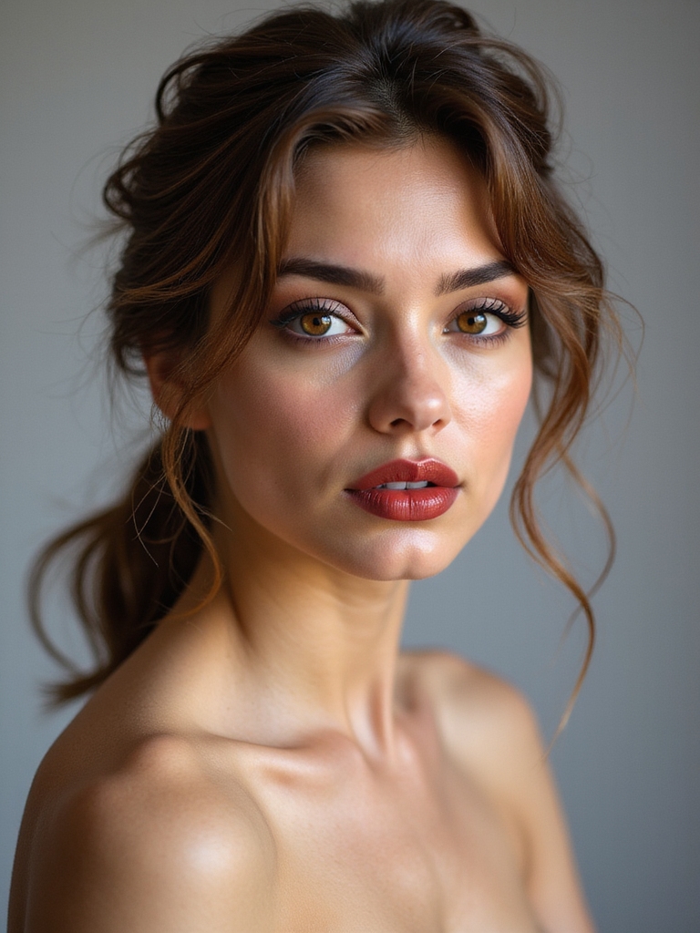 effortless textured low ponytail