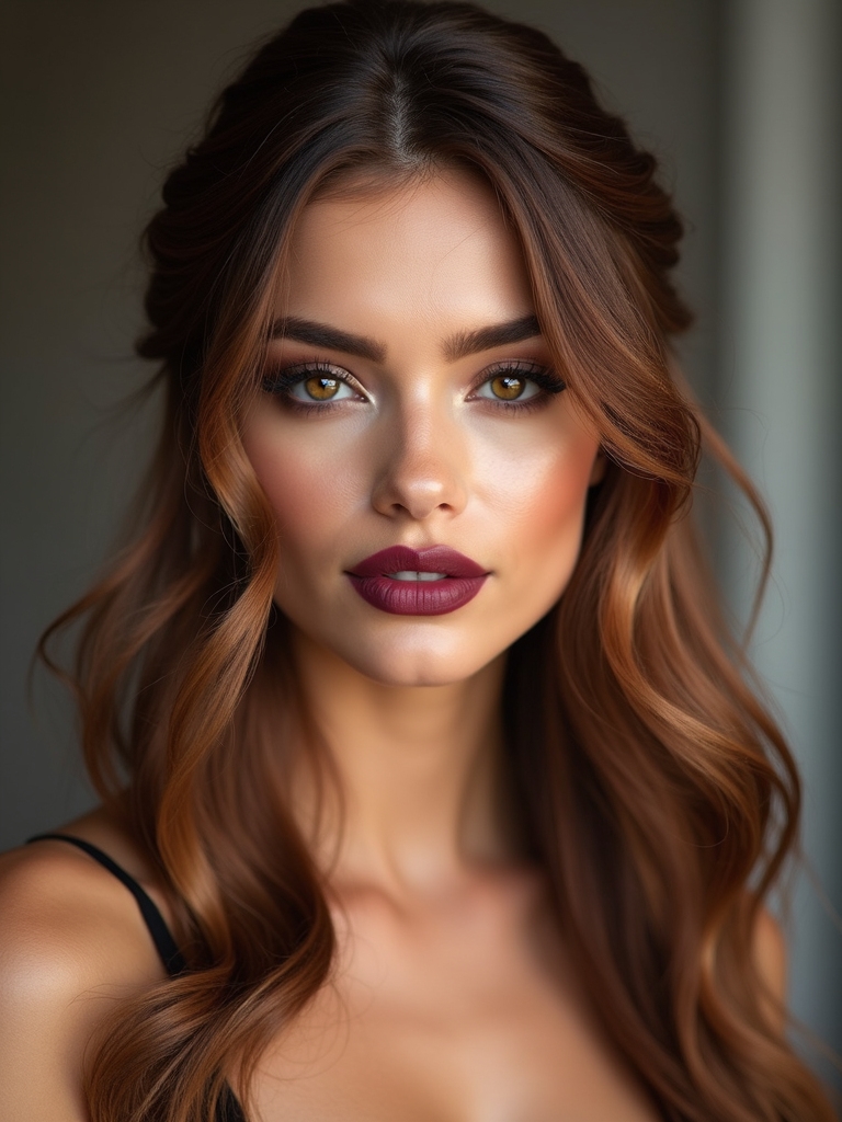 effortless twisted half up tendrils