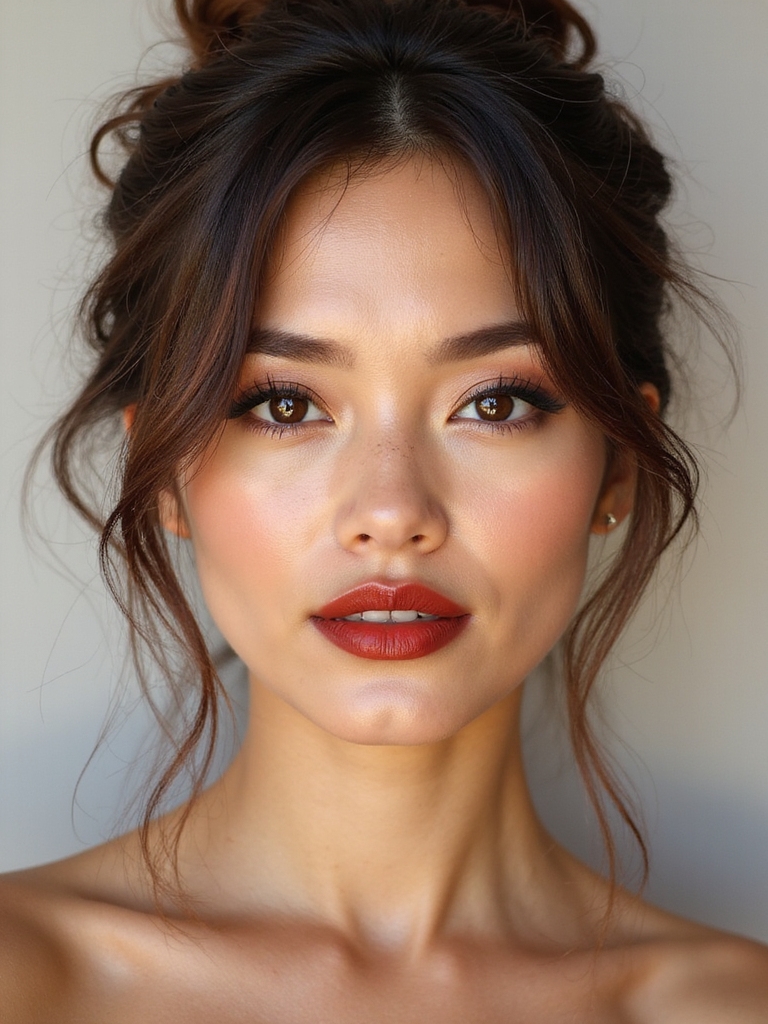 effortlessly chic messy bridal bun